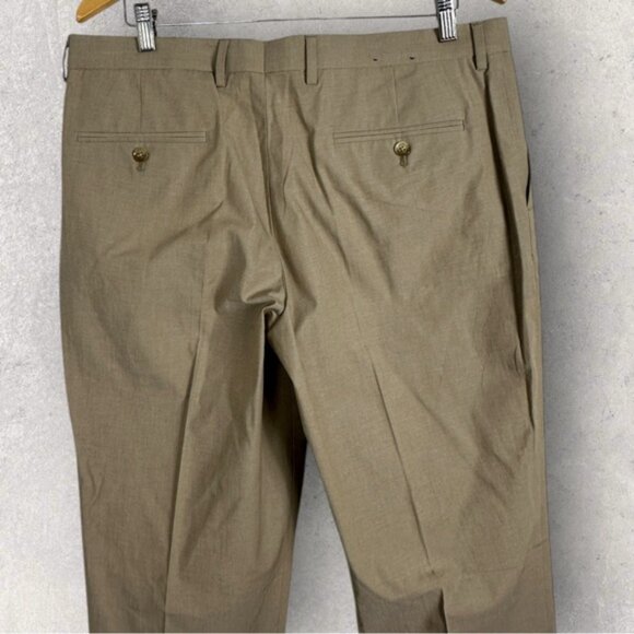 Express Photographer Pants Beige Mens Size 34 Minimalist Trousers Stretch Pant - Picture 11 of 15